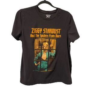 Ziggy Stardust T-shirt Size Med-Gray
